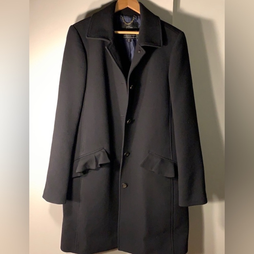 J. Crew Double Cloth Italian Wool Lady Coat 12T